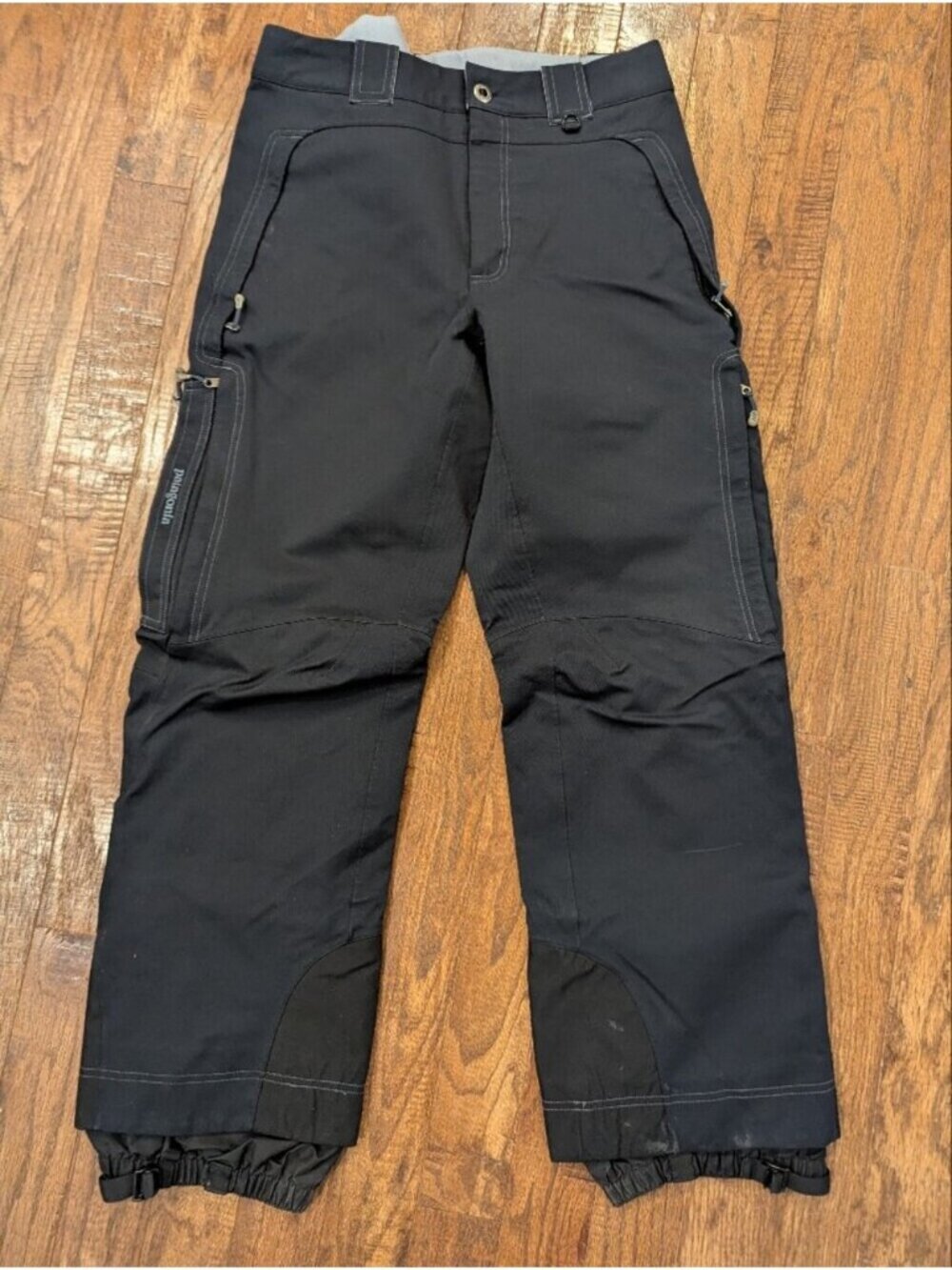 Patagonia Snow Pants Black Waterproof Windproof Women's Ski Pant Size 12